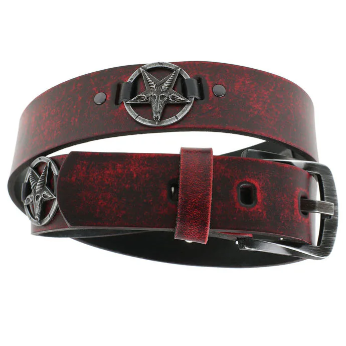 Leather &amp; Steel Fashion red 120